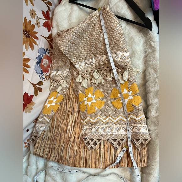 Disney Authentic Girls 8 Moana Polynesian Costume Dress Up WDW DLR Aulani Skirt - Picture 4 of 8